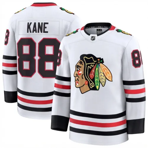 Patrick Kane heren Chicago Blackhawks wit uitwedstrijdshirt van topkwaliteit
