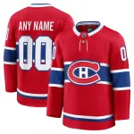 Montreal Canadiens Home Premium Custom Jersey - Red
