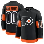 Camiseta personalizada Philadelphia Flyers Black Alternate Premium de hombre
