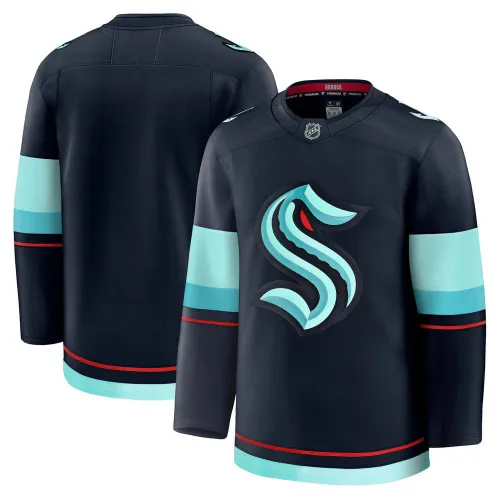 Maglia Premium da casa dei Seattle Kraken - Blu mare profondo