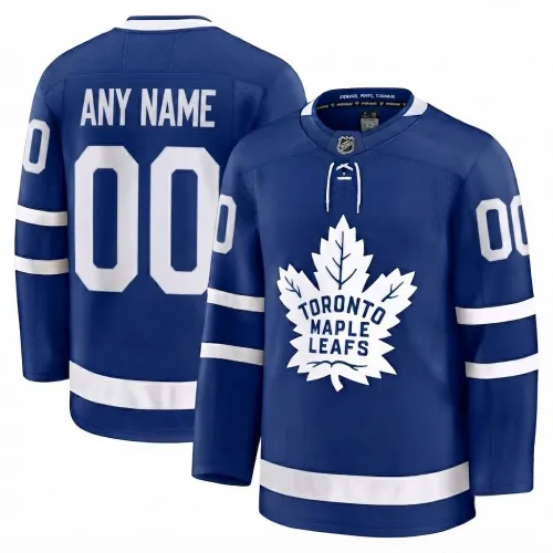Men's Toronto Maple Leafs Blue Home Premium Custom Jersey