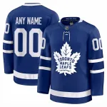 Men's Toronto Maple Leafs Blue Home Premium Custom Jersey