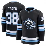 Liam O'Brien Herren-Trikot „Utah Mammoth Black Home Premium“
