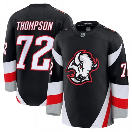 Tage Thompson Men's Buffalo Sabres Black Alternate Premium Jersey