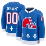 Maglia personalizzata Premium Heritage blu alternativa dei Colorado Avalanche