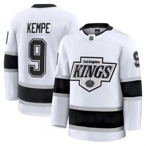 Adrian Kempe Men's Los Angeles Kings White Away Premium Jersey