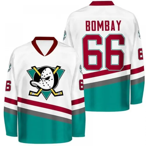 Gordon Bombay Men's Anaheim Ducks 1996/97 Retro White Jersey