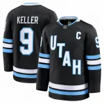 Clayton Keller Men's Utah Mammoth Black Home Premium Jersey