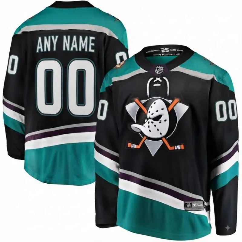 Ryan Getzlaf Men’s Anaheim Ducks Black Alternate Breakaway Custom Jersey