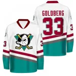 Maillot blanc rétro Anaheim Ducks 1996/97 pour homme, Greg Goldberg