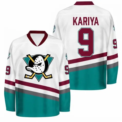 Maillot rétro blanc Paul Kariya des Anaheim Ducks 1996/97 pour homme