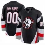 Men's Buffalo Sabres Black Alternate Premium Custom Jersey