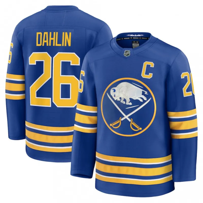 Rasmus Dahlin Men’s Buffalo Sabres Royal Home Premium Jersey