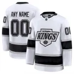 Men's Los Angeles Kings White Away Premium Custom Jersey