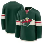 Camiseta sin estampado «Premium» verde para hombre del Minnesota Wild (partido en casa)