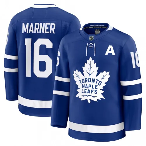 Mitch Marner heren Toronto Maple Leafs blauw thuisshirt Premium