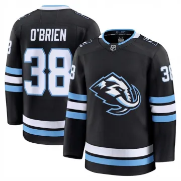 Camisa Premium Preta de Casa do Utah Mammoth para Homem, de Liam O'Brien