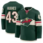 HUGHES Premium-thuisshirt voor heren van de Minnesota Wild in groen