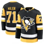 Evgeni Malkin Men's Pittsburgh Penguins Black Home Premium Jersey