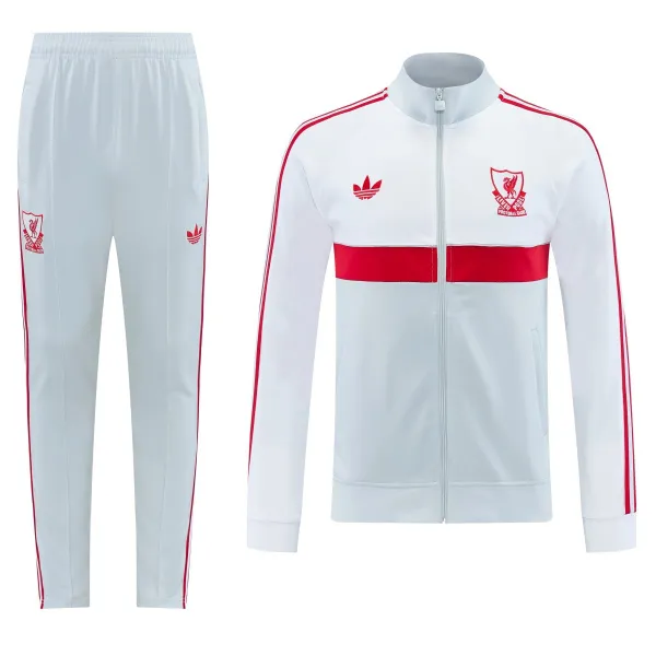 26/27 Liverpool Jacket Tracksuit White - A-Grade Quality Detail View