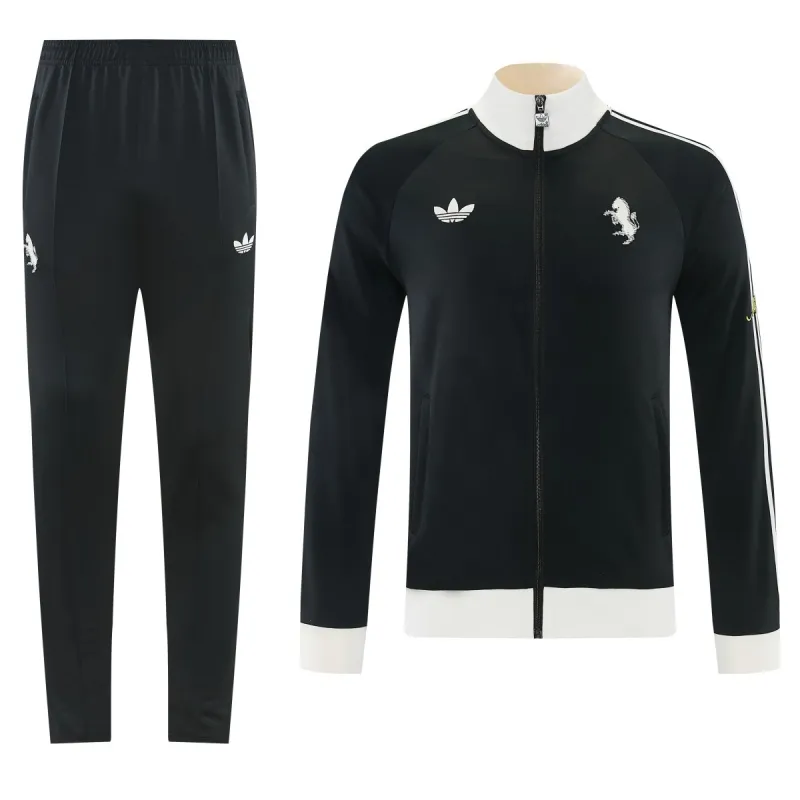 26/27 Juventus Jacket Tracksuit Black