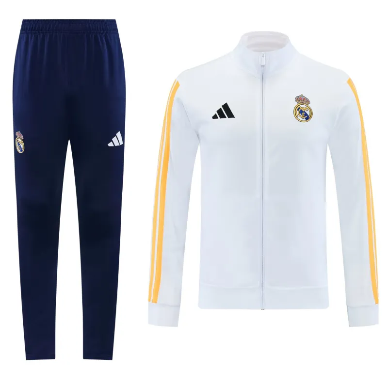 26/27 Real Madrid Jacket Tracksuit White