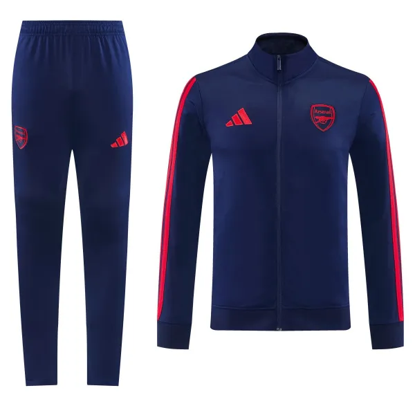 26/27 Arsenal Jacket Tracksuit Dark Blue - A-Grade Quality Detail View