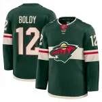 Matt Boldy Herren-Trikot der Minnesota Wild in Grün (Heimtrikot, Premium-Ausführung)