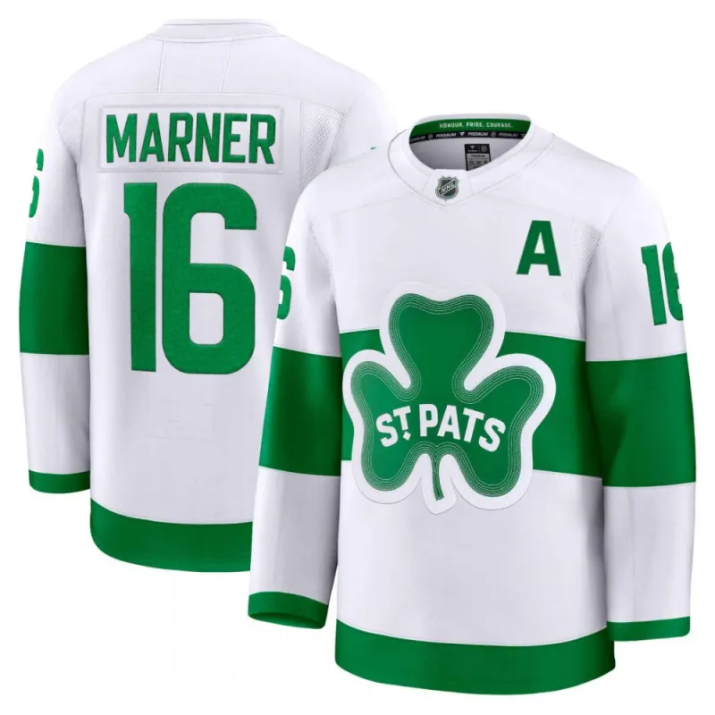 Mitch Marner Toronto Maple Leafs St. Patricks Alternate Premium Jersey