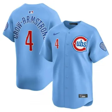 Pete Crow-Armstrong Chicago Cubs Nike Alternate Limited Jersey - Light Blue
