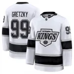 Wayne Gretzky herenwedstrijdshirt Los Angeles Kings, wit, premium-uittenue
