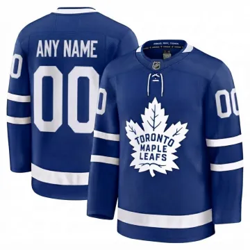 Men's Toronto Maple Leafs Blue Home Premium Custom Jersey