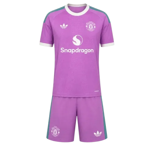 26/27 Manchester United Goalkeeper Kids Kit