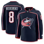 Zach Werenski Columbus Blue Jackets Fanatics Home Premium-Trikot – Marineblau