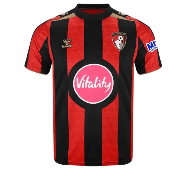 26/27 AFC Bournemouth Home Jersey - A-Grade Quality Detail View