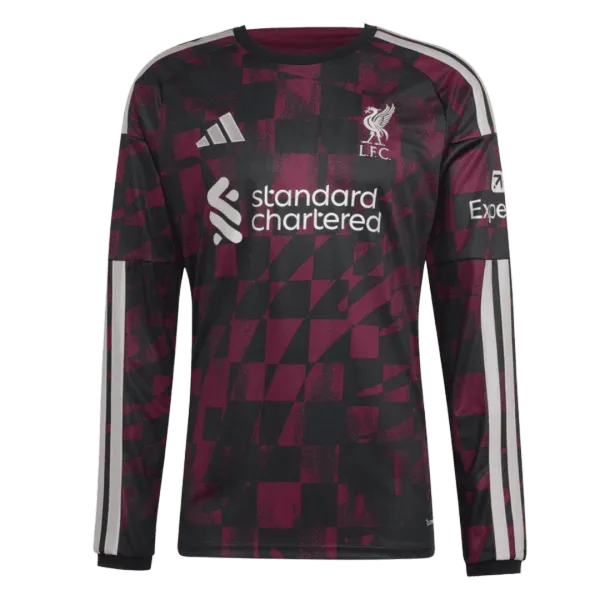 26/27 Liverpool Third Long Sleeve Jersey - A-Grade Quality Detail View