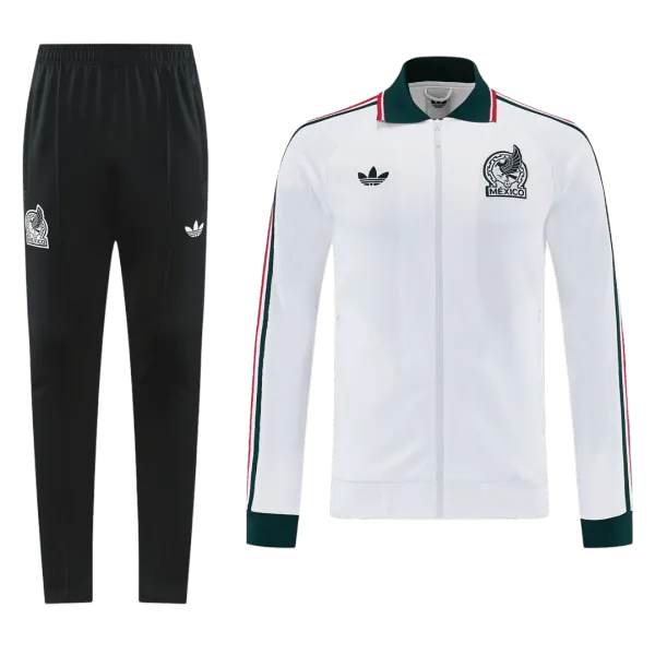 2026 Mexico Jacket Tracksuit White - A-Grade Quality Detail View