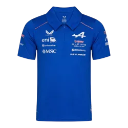 Alpine F1 2026 Team Polo Blue - product photo US24.89 - Alpine F1 2026 Team Polo Blue