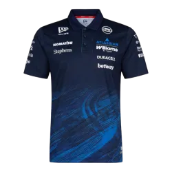 Williams F1 2026 Team Polo Navy - product photo US24.89 - Williams F1 2026 Team Polo Navy