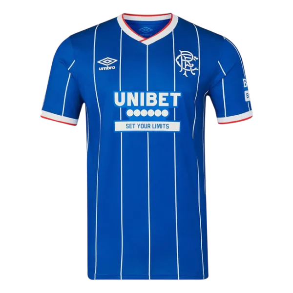 26/27 Glasgow Rangers Home Jersey - A-Grade Quality Detail View