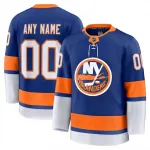 New York Islanders Royal Home Premium Custom Jersey
