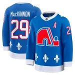 Nathan MacKinnon Colorado Avalanche Blue Alternate Heritage Premium Jersey