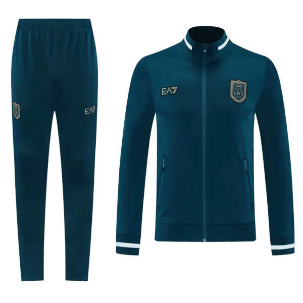 26/27 Napoli Jacket Tracksuit Green - A-Grade Quality Detail View