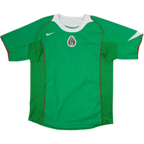2004 Mexico Home Retro Jersey - A-Grade Quality Detail View