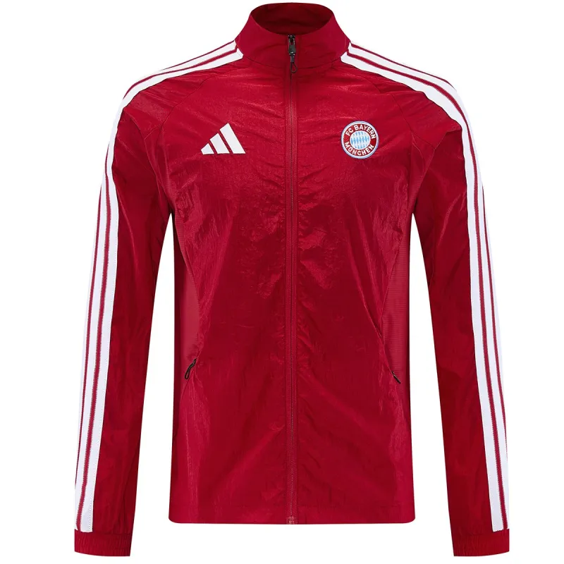 26/27 Bayern Munich Windbreaker Jacket Red