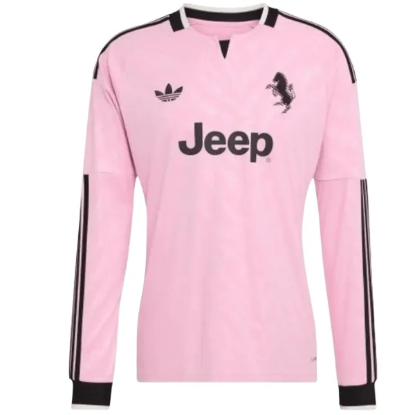 26/27 Juventus Away Long Sleeve Jersey - A-Grade Quality Detail View