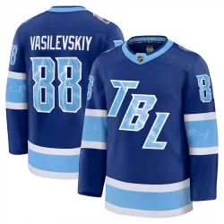 Andrei Vasilevskiy Men's Tampa Bay Lightning Blue 2026 NHL Stadium Series Premium Jersey - product photo Andrei Vasilevskiy Men's Tampa Bay Lightning Blue 2026 NHL Stadium Series Premium Jersey