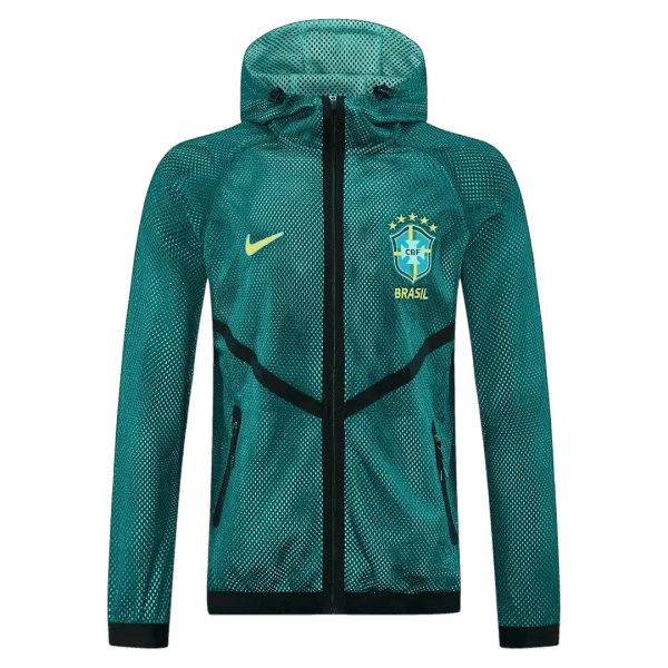 2026 Brazil Green Hoodie - A-Grade Quality Detail View