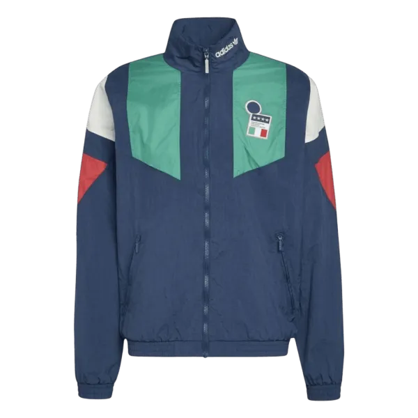 2026 Italy Windbreaker Jacket Navy - A-Grade Quality Detail View