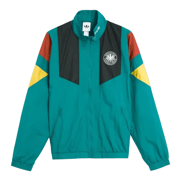 2026 Germany Windbreaker Jacket Green - A-Grade Quality Detail View
